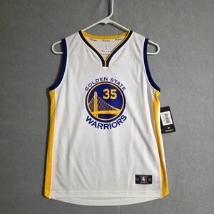 NWT Fanatics Golden State Warriors #35 Kevin Durant Jersey NBA Size Youth Large